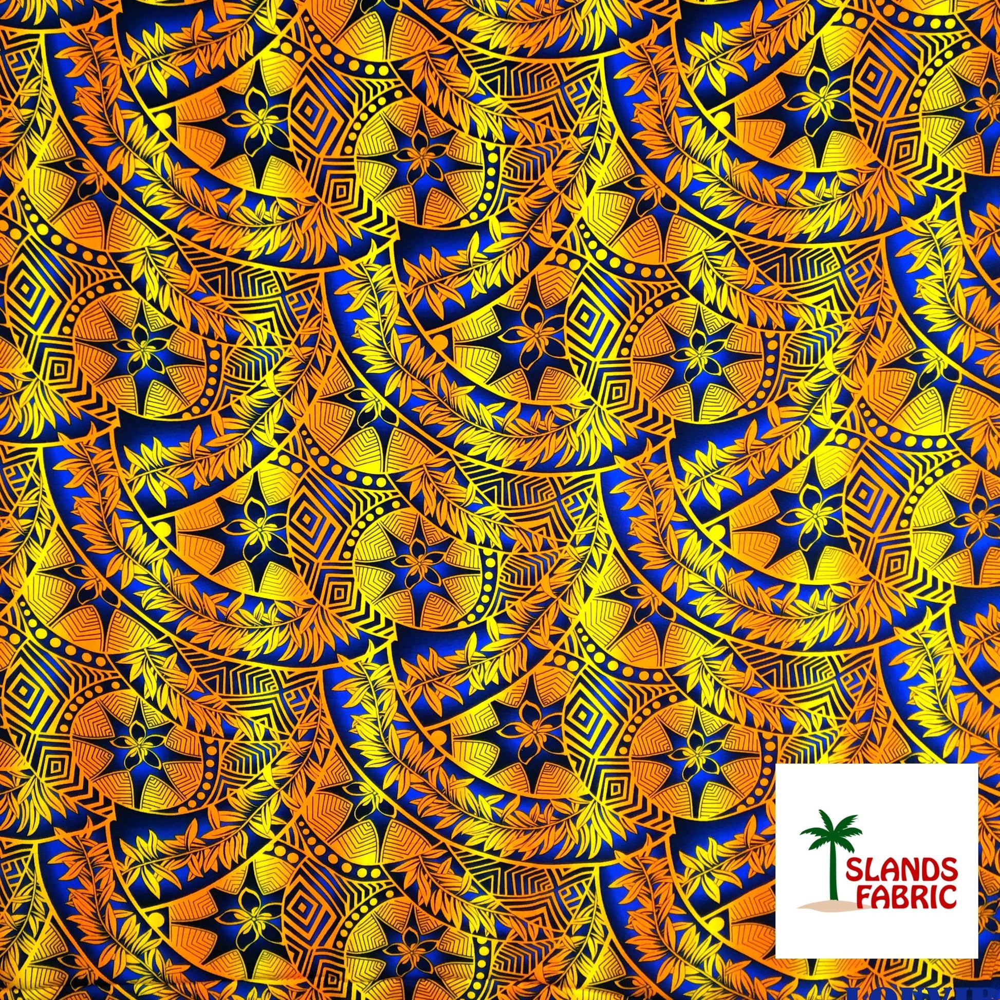 Plumeria Star Design Rayon Fabric | Islands Fabric Islands Fabric