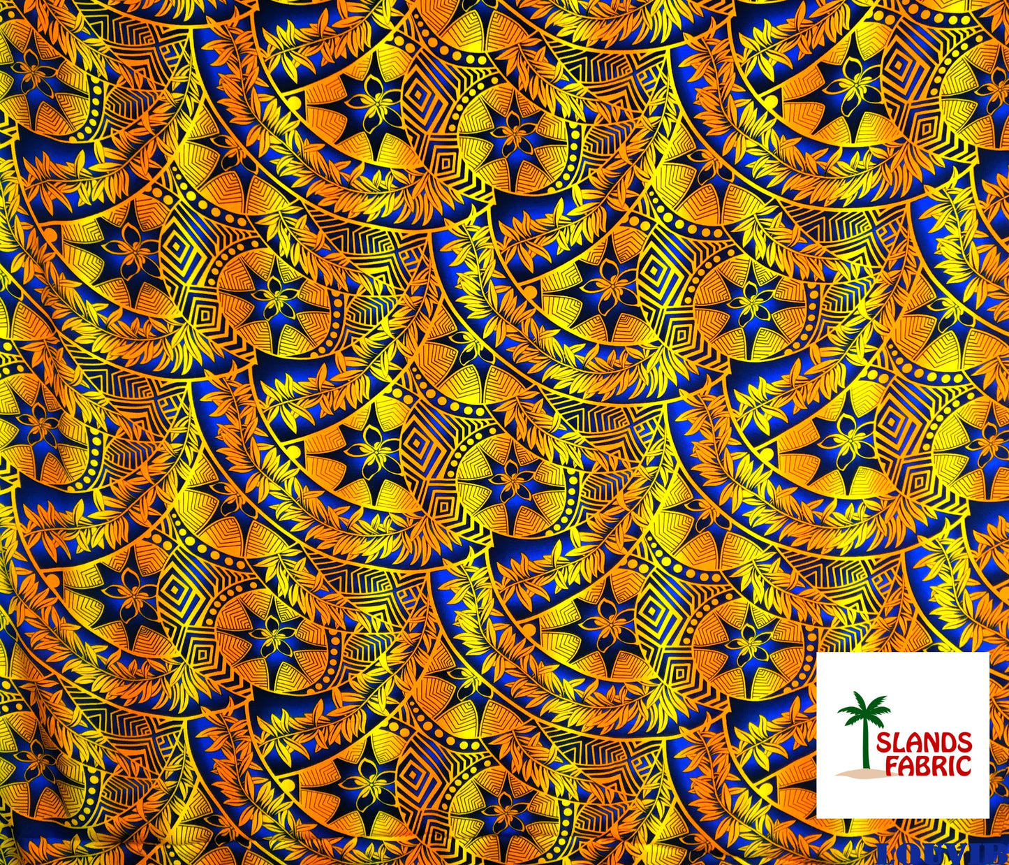 Plumeria Star Design Rayon Fabric | Islands Fabric Islands Fabric