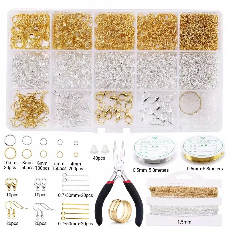 Jewelry Making Supplies Kit with Jewelry Making Tools Earring Charms Jewelry Wires Jewelry Findings Jewelry Making and Repair Creative Freedom Collective