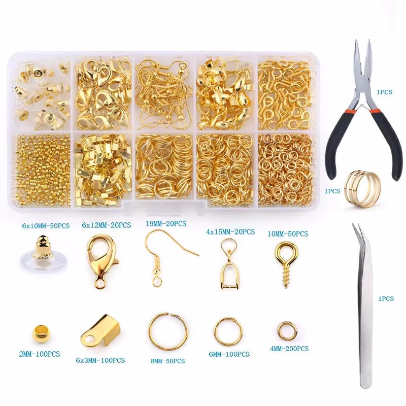 Jewelry Making Supplies Kit with Jewelry Making Tools Earring Charms Jewelry Wires Jewelry Findings Jewelry Making and Repair Creative Freedom Collective