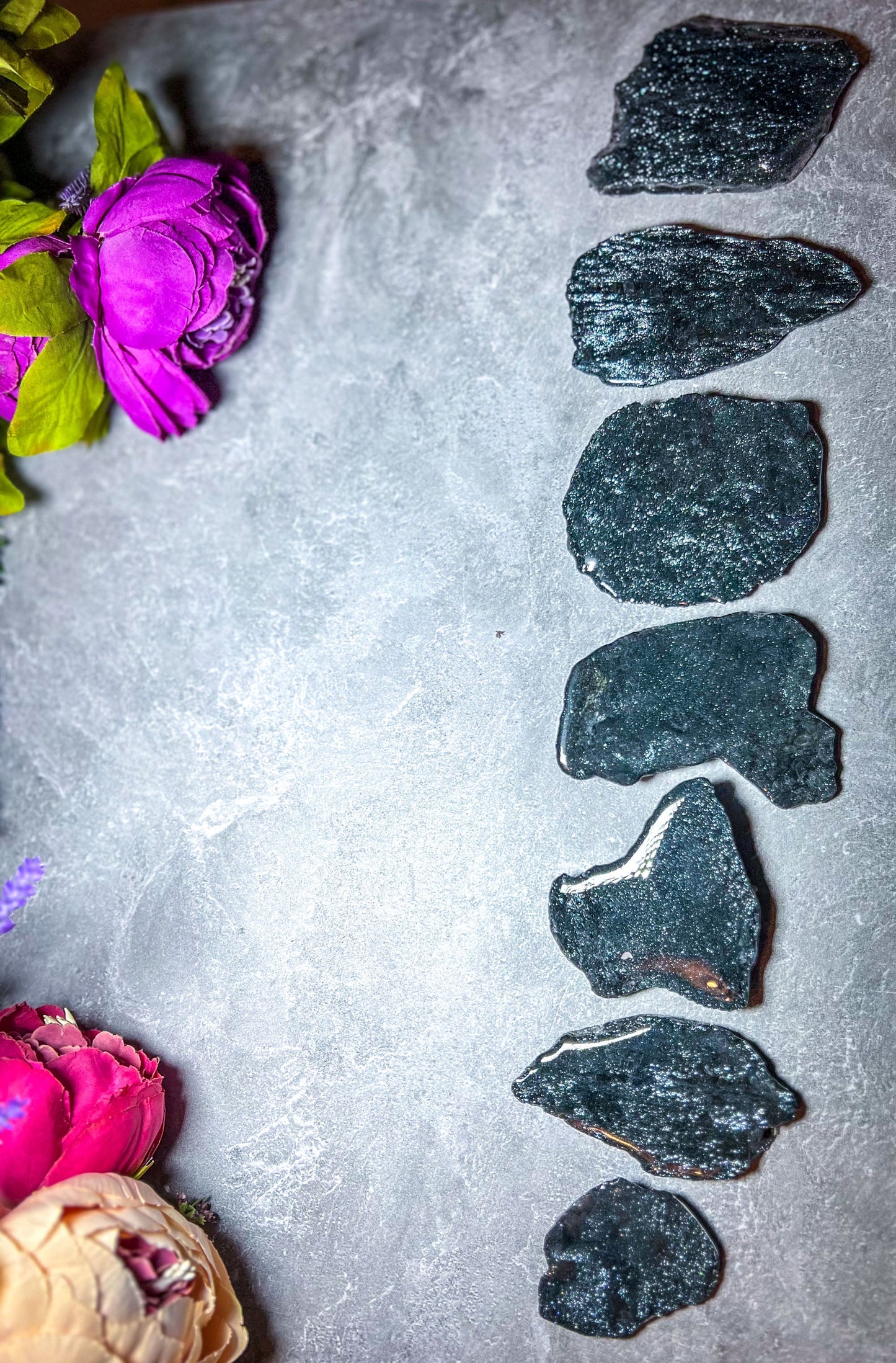 Specular Hematite Slabs, Specularite Shimmers and Sparkles!