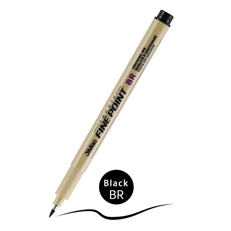 Line Drawing Pen Art Pigment Ink Drawing Waterproof Art Architecture School Supplies Paint Brushes Pinceles Painting Supplies Creative Freedom Collective