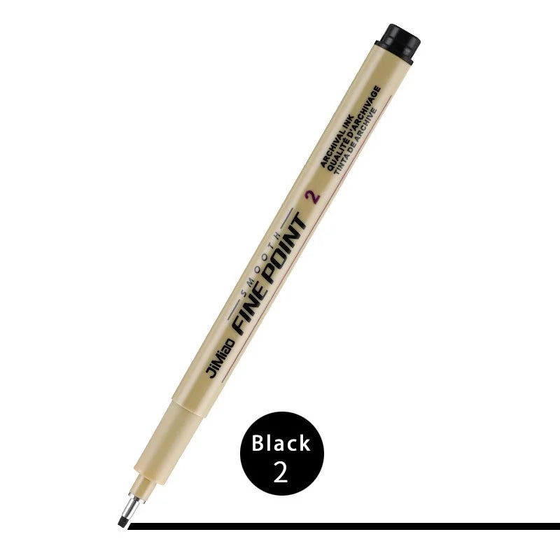Line Drawing Pen Art Pigment Ink Drawing Waterproof Art Architecture School Supplies Paint Brushes Pinceles Painting Supplies Creative Freedom Collective