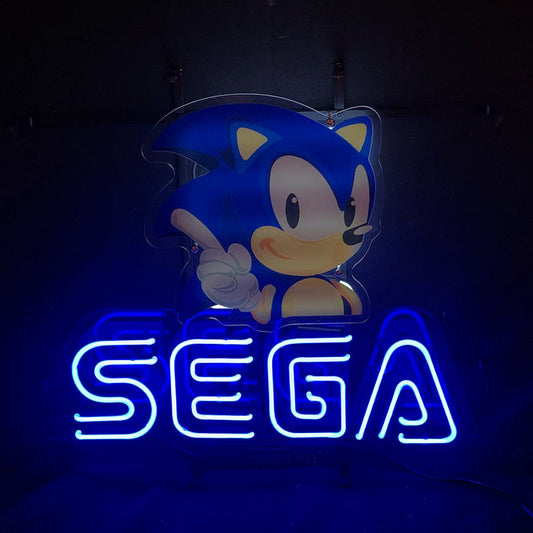 Sega Neon Signs Light