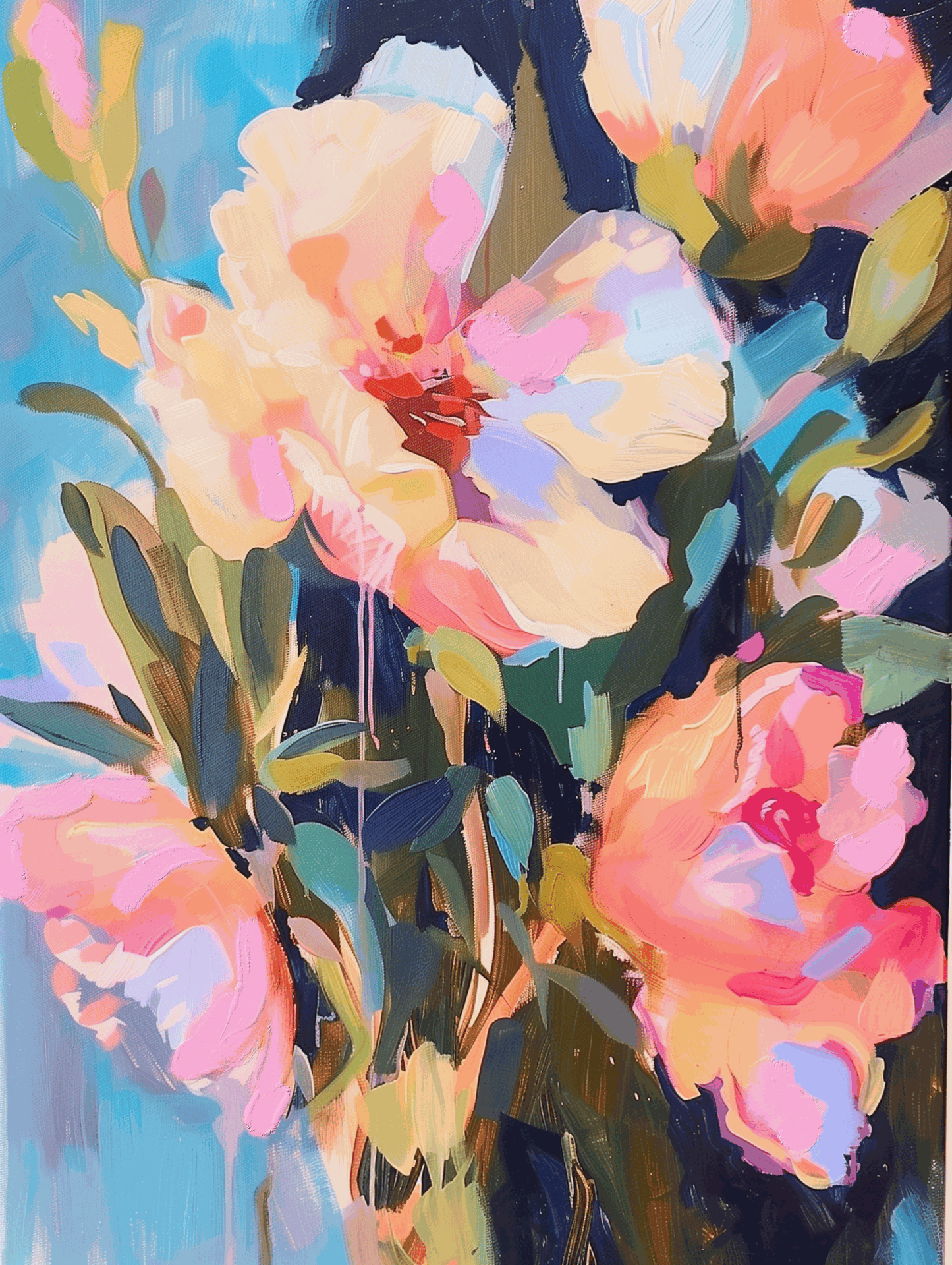 She Grew Wildflowers in Her Sleep - Original Painting
