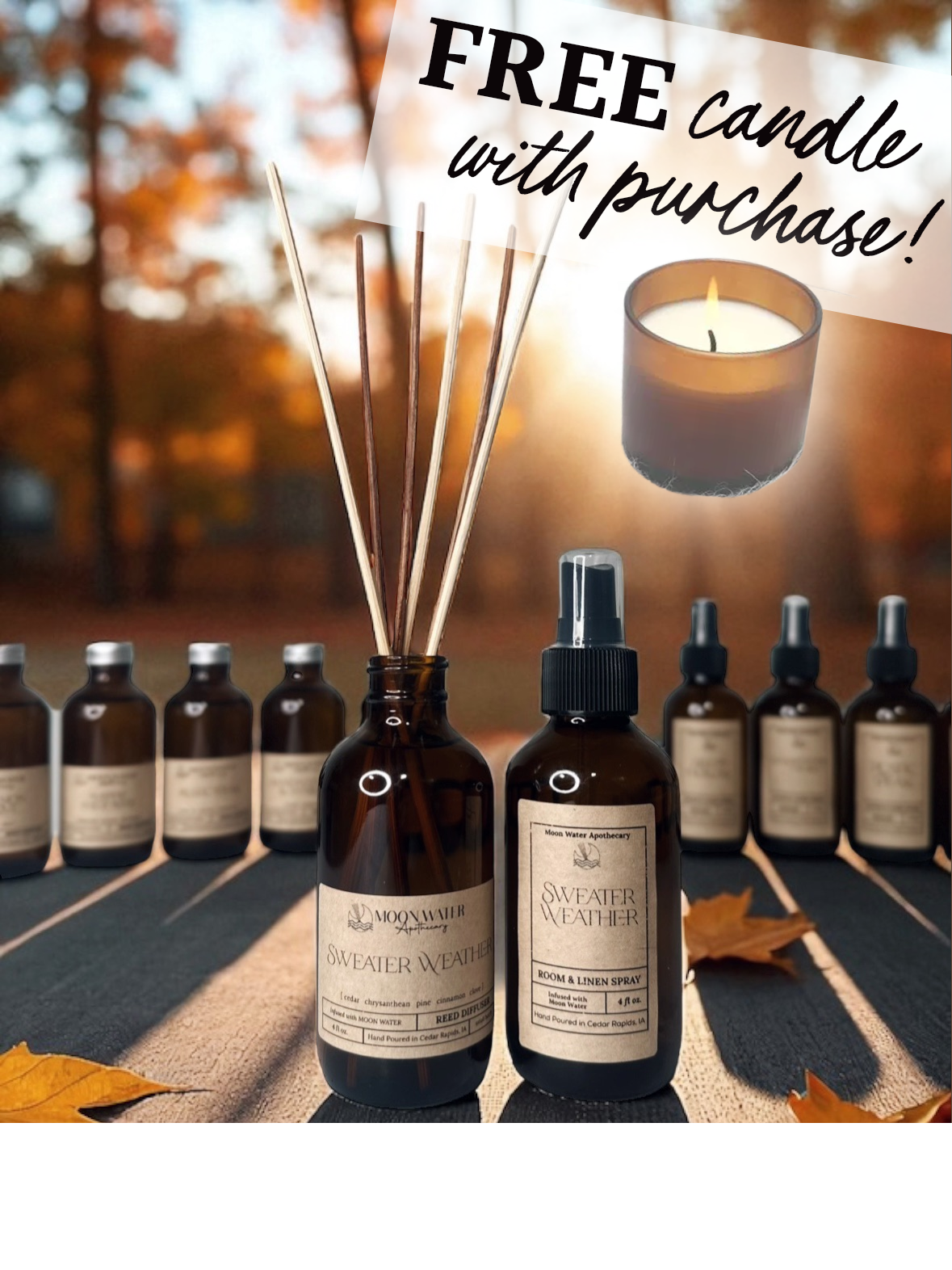 FULL 6pc Set w/ FREE Candle! (save 35%!)