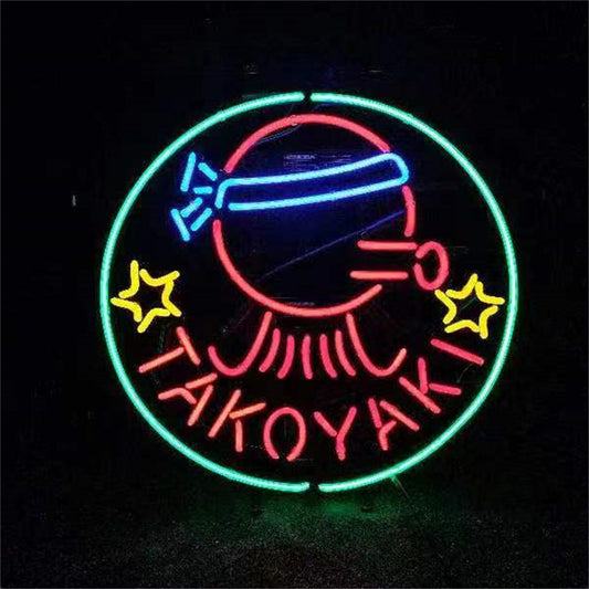 Takoyaki Snack Neon Signs Light Neon Signs Land
