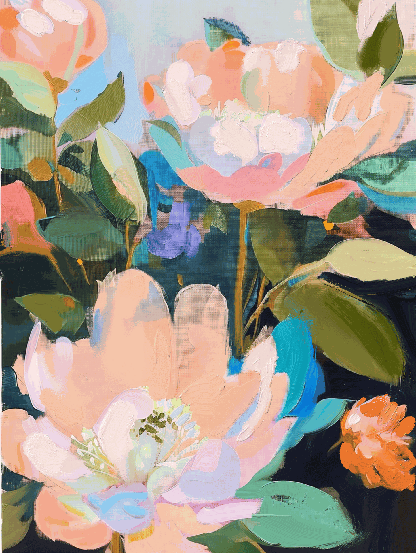 The Peonies Arrived Today - Original Painting