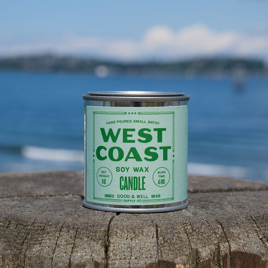 West Coast Happy Place Candle Good & Well Supply Co.