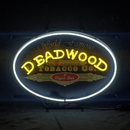 World Famous Deadwood Tobacco_Co. Cigar Neon Light Sign Neon Signs Land