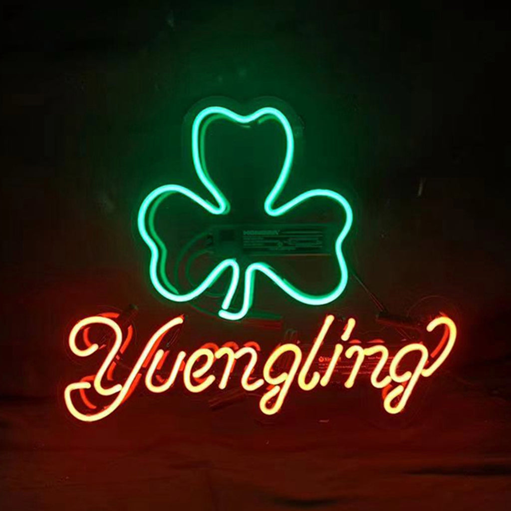 Yuengling Lager Clover Neon Light Sign Neon Signs Land
