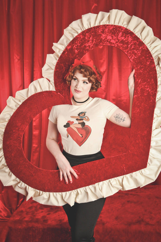 All My Love Fitted Tee in Ivory Quirks!