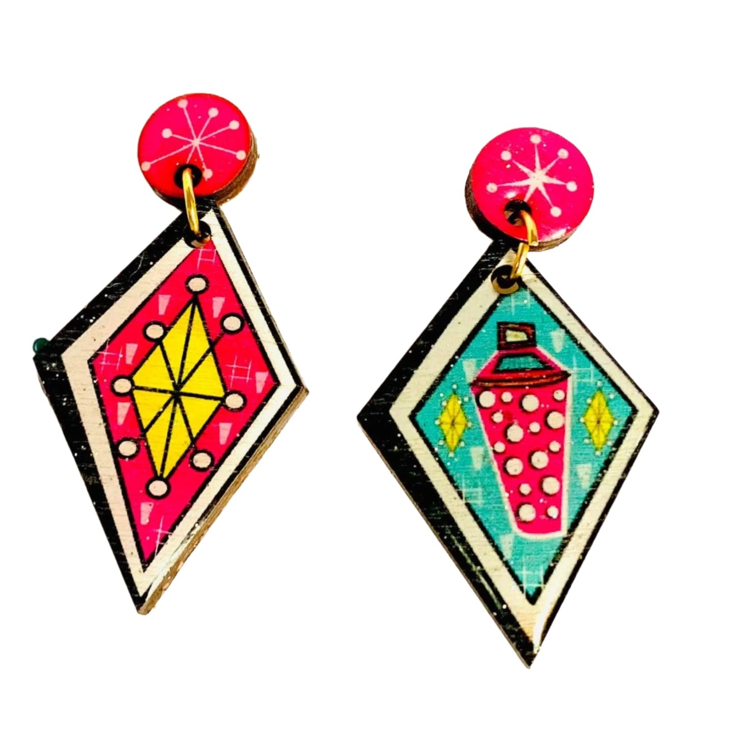 Atomic Statement Earrings by Rosie Rose Parker