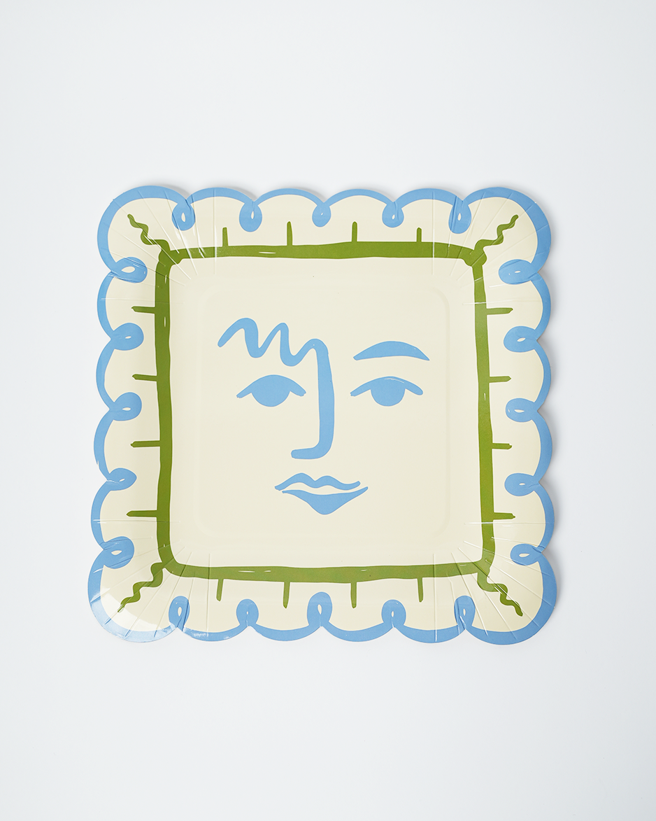 Art Party Dinner Plates (x 12) POP party supplies