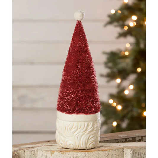 Bottle Brush Santa Red Figure by Bethany Lowe Designs -12" Quirks!