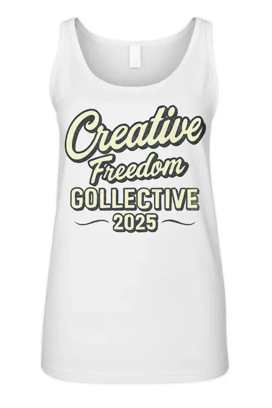 Vintage Vibes: Creative Freedom Collective 2025 - Women's Tank Top Creative Freedom Collective