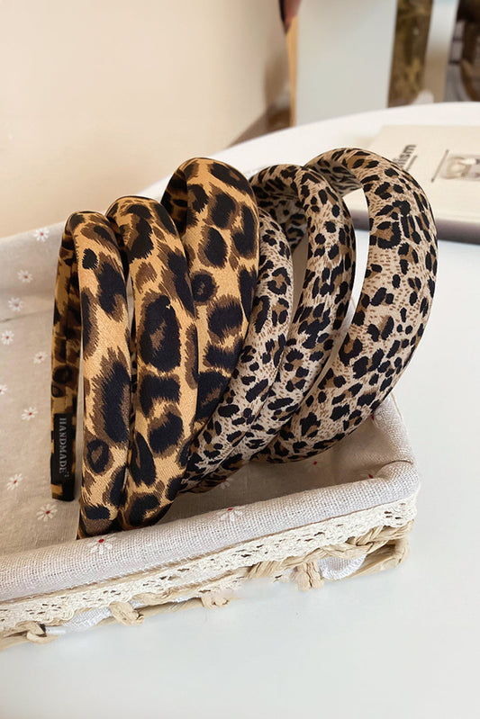 Thai Curry Leopard Print Headband Shewin