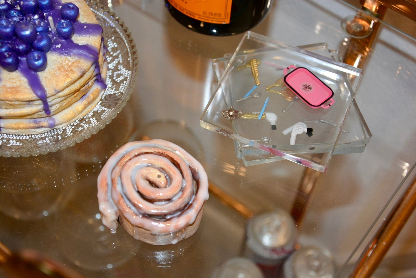 CERAMIC CINNAMON BUN INCENSE HOLDER