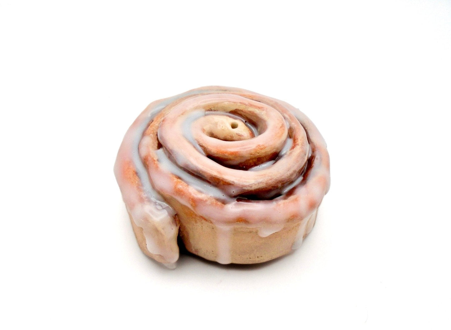 CERAMIC CINNAMON BUN INCENSE HOLDER
