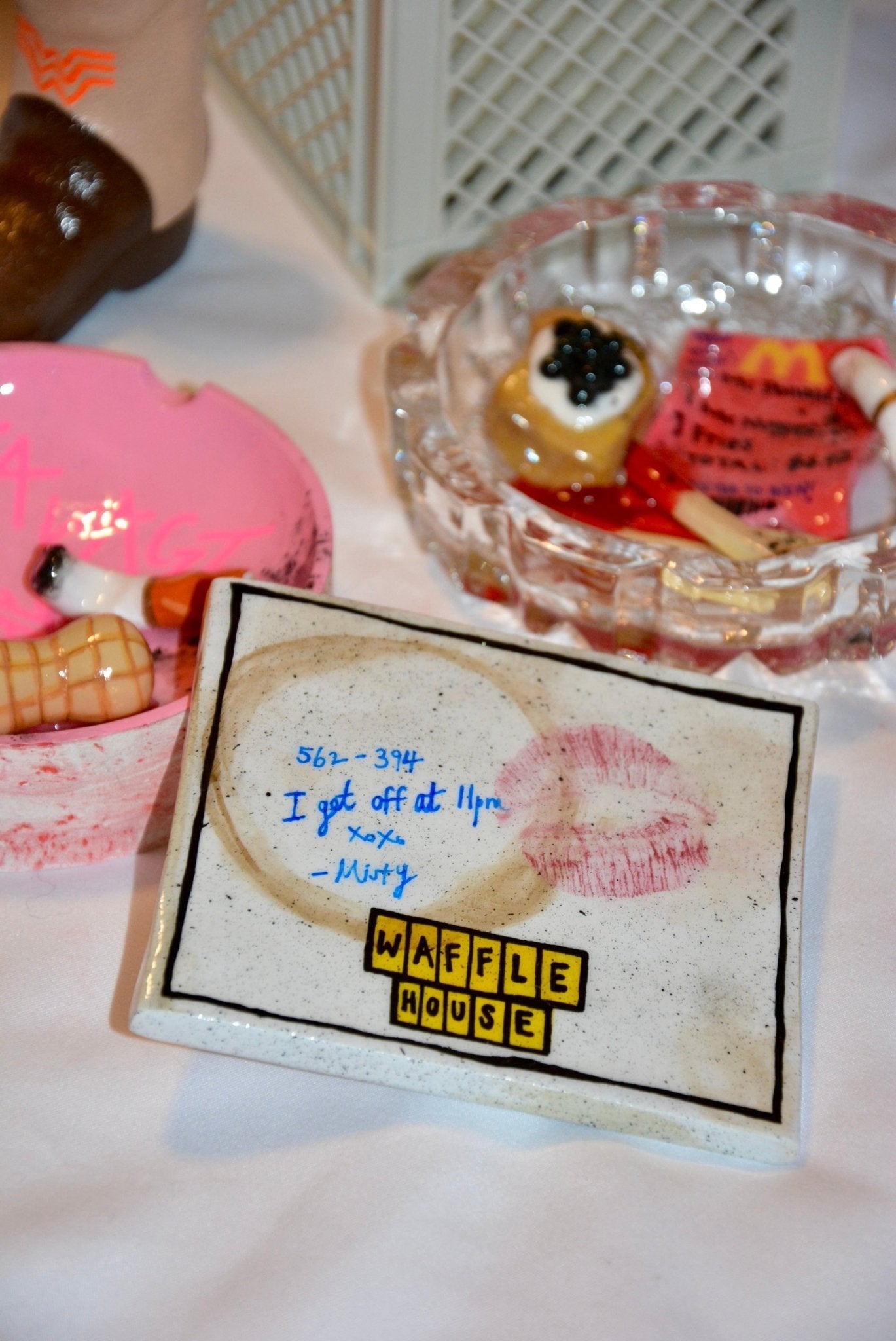 USED DINER NAPKIN COASTER House of Savage