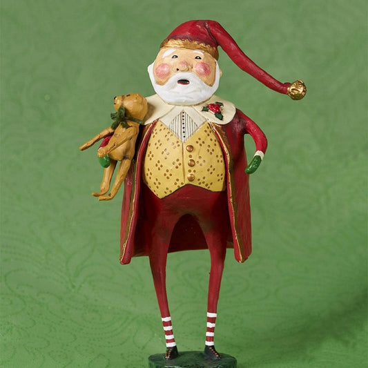 Christmas Cheer Santa Lori Mitchell Figurine - RETIRED Quirks!