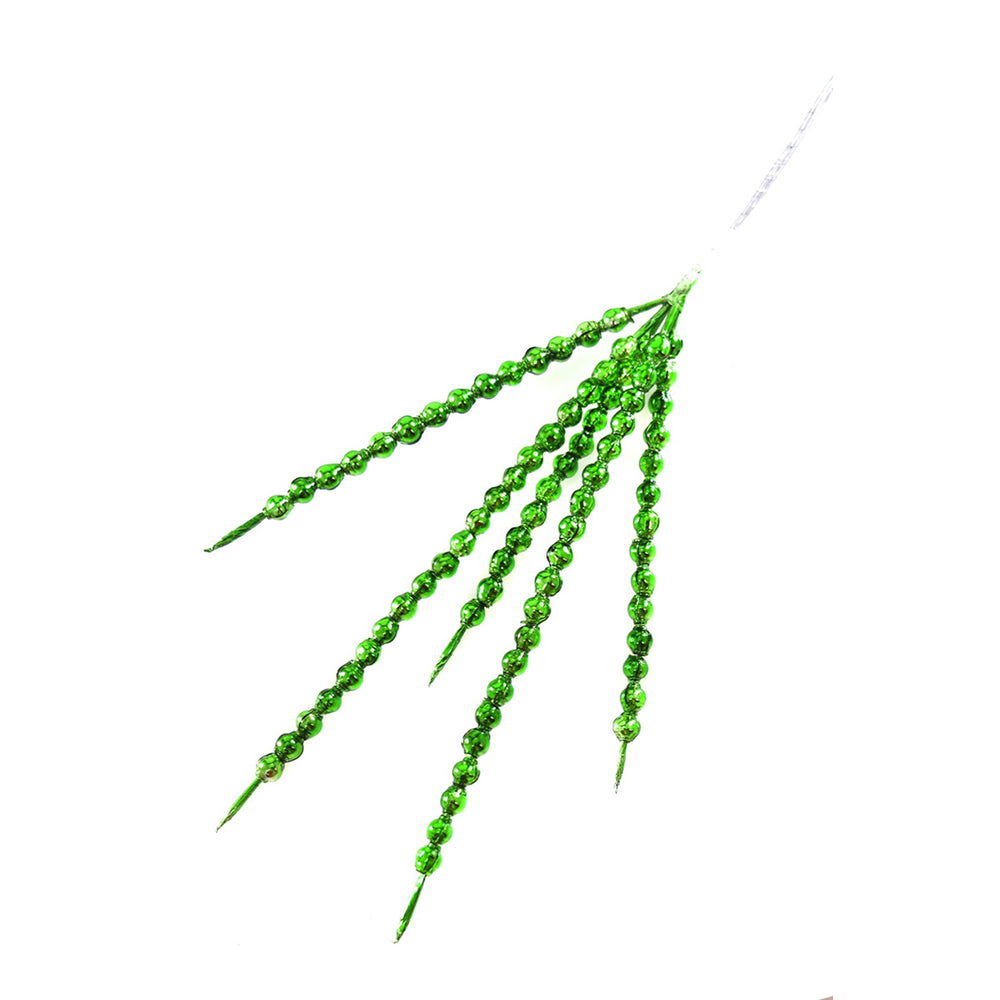 Mid Century Style Glass Picks - Green Quirks!