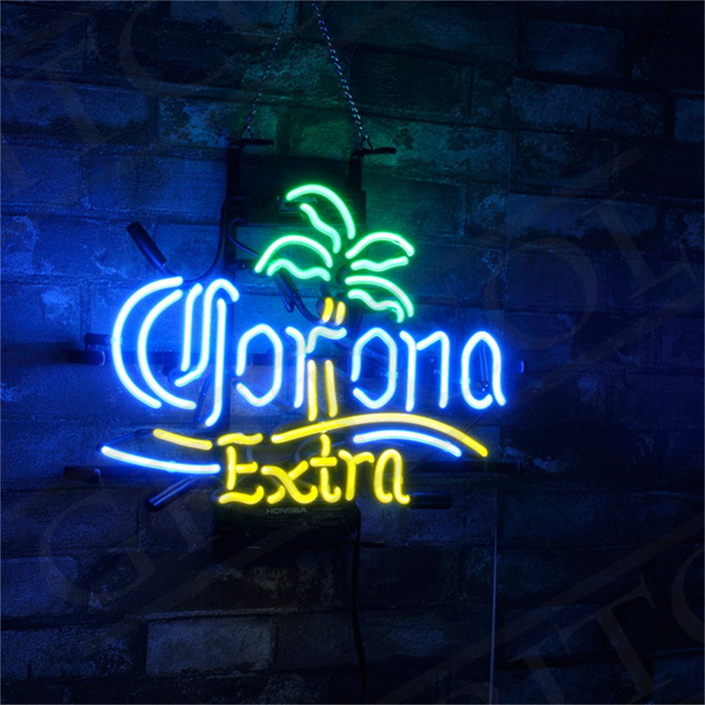 Corona Extra Beer Palm Tree Neon Signs Neon Signs Land