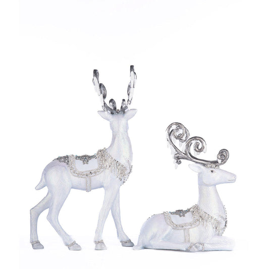Crystal Christmas Deer Assortment of 2 by Katherine's Collection Quirks!