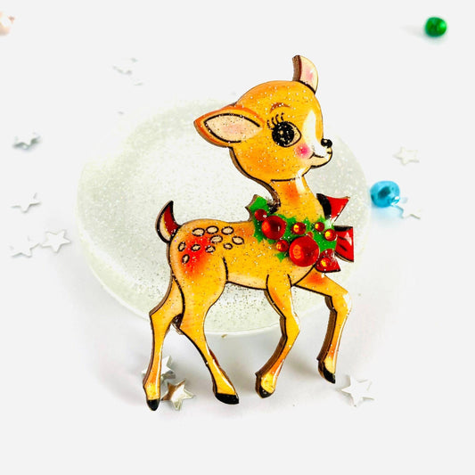 Cute Deer Brooch by Rosie Rose Parker Quirks!
