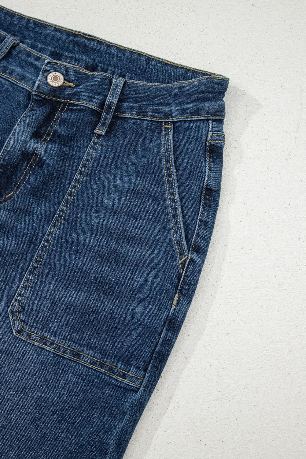 Breen Cropped High Rise Wide Leg Jeans Shewin