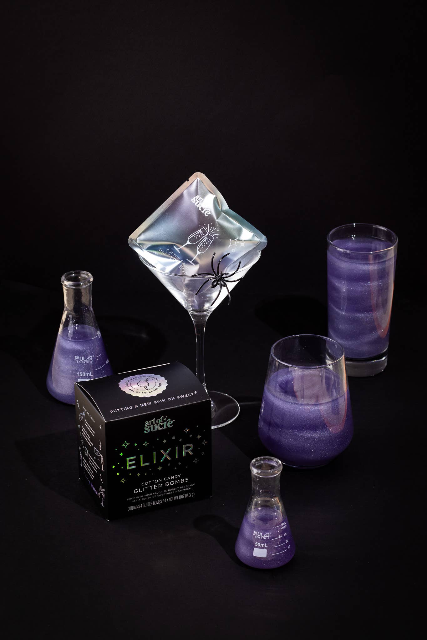 Elixir Cotton Candy Drink Glitter Bombs Quirks!