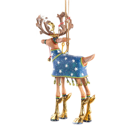 Dash Away Comet Reindeer Ornament by Patience Brewster Quirks!