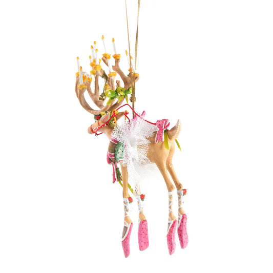 Dash Away Dancer Reindeer Ornament by Patience Brewster