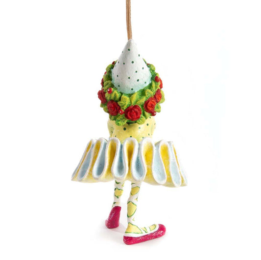 Dash Away Dancer's Elf Ornament by Patience Brewster RETIRED