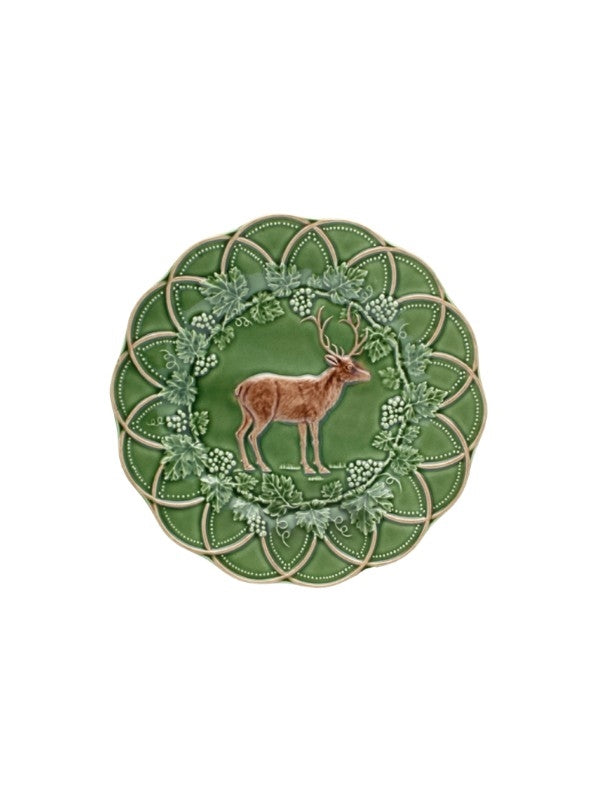 Dessert or Fruit Plate with Deer motif