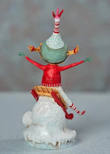 Downhill Dawn Christmas Figurine by Lori Mitchell Quirks!