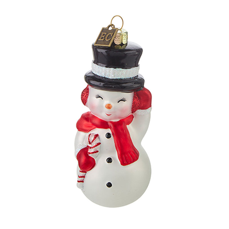 Snowman Blow Mold Glass Ornament Quirks!