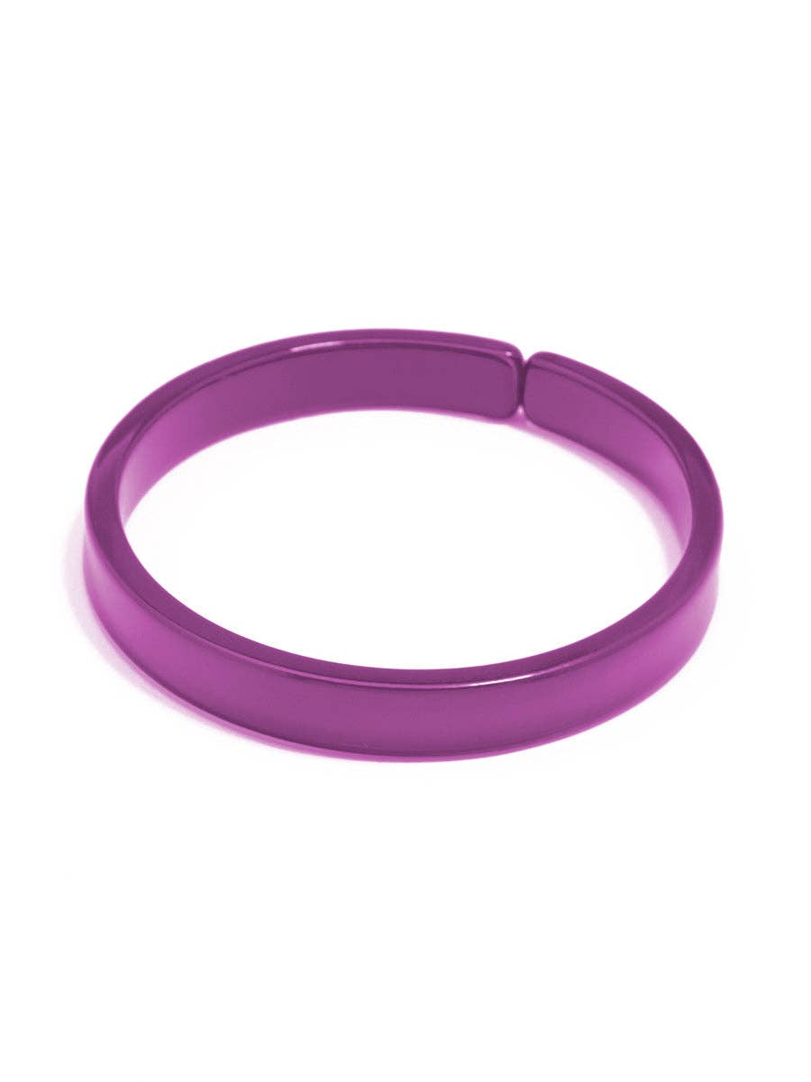 Resin Bangle Bracelet - BERRY Medium Width Quirks!