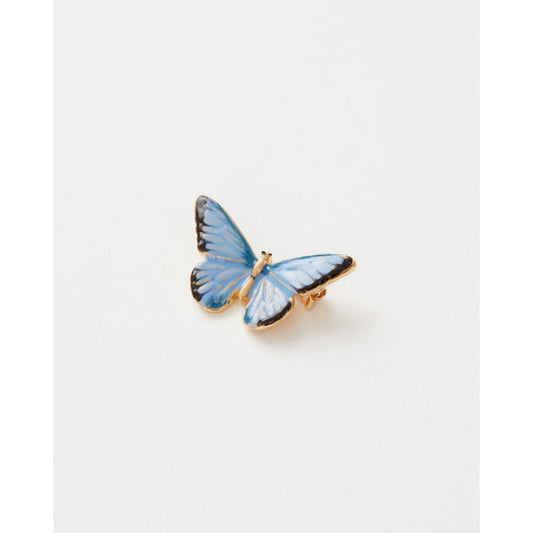 Enamel Blue Butterfly Brooch by Fable England Quirks!