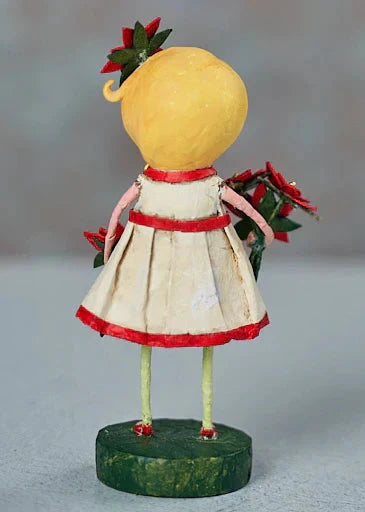 Etta Poinsettia Christmas Figurine by Lori Mitchell Quirks!
