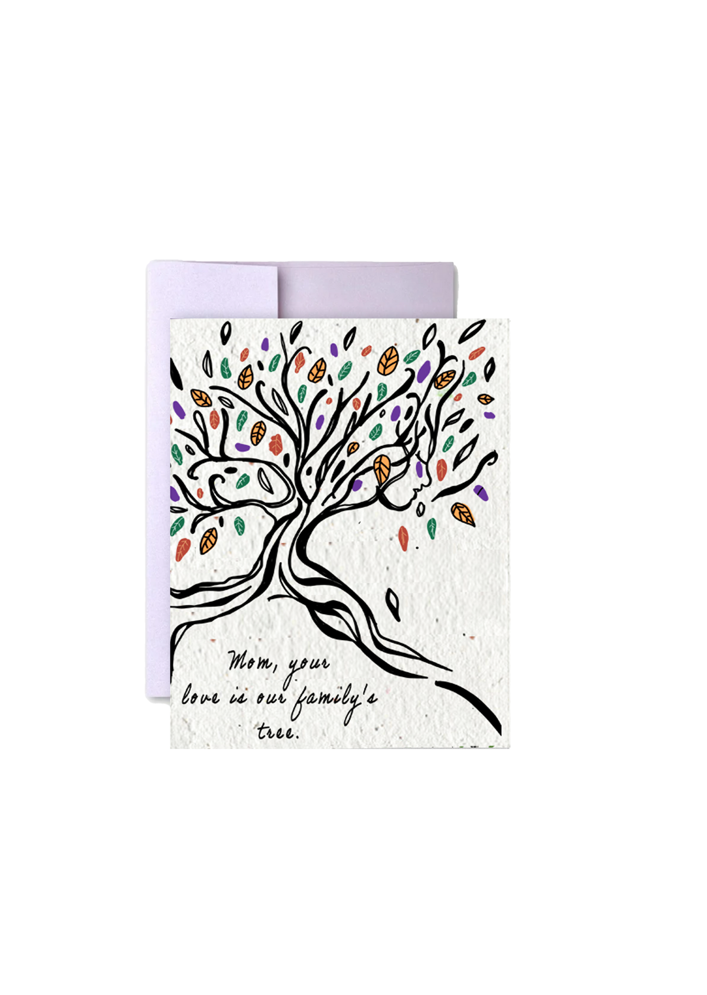 Roots of Love: Family Tree Tribute Card for Mom