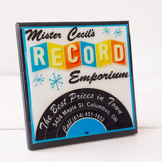 Classic Record Shop Drink Coaster Set Quirks!