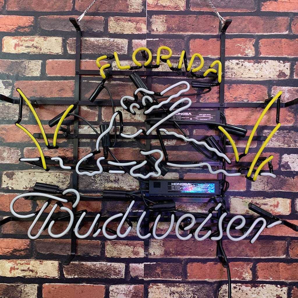 Florida Gator Budweiser Neon Signs Light Neon Signs Land