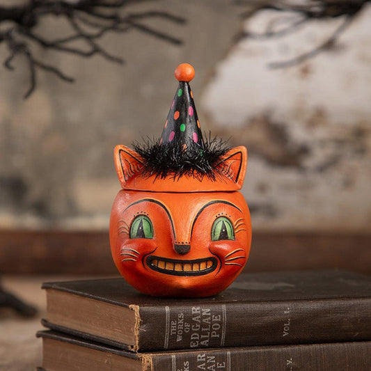 Green Eyed Copper Cat by Johanna Parker for Bethany Lowe Designs