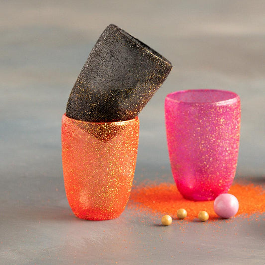 Small Halloween Sparkle Votive Set of 3 by GlitterVille