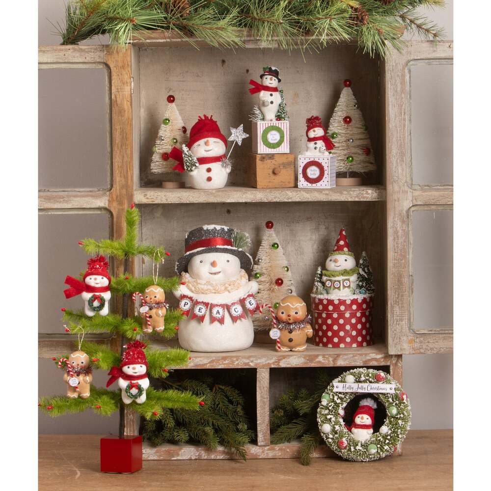 Holly Jolly Snowgirl by Bethany Lowe Designs