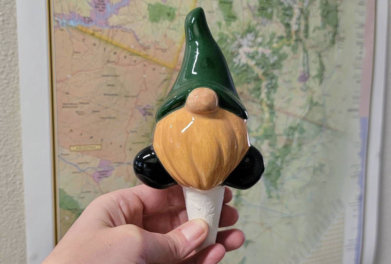 Short Gnome Watering Spike Mountain Mudworks