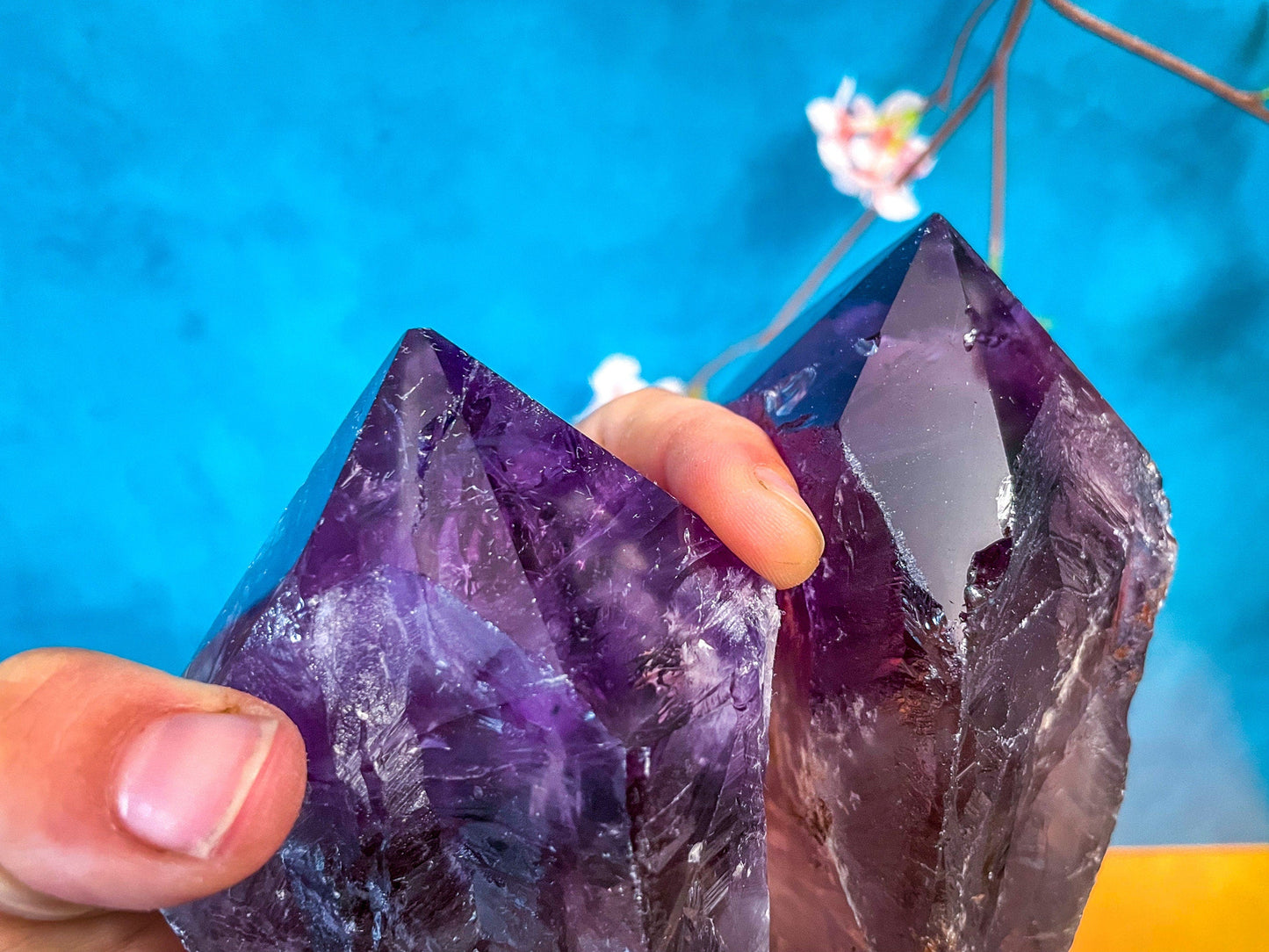 HUGE AMETHYST Spear