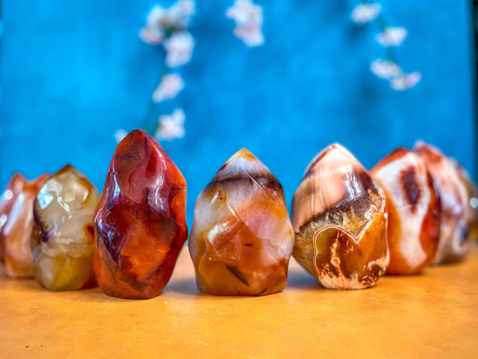 BEAUTIFUL Carnelian Crystal Flames