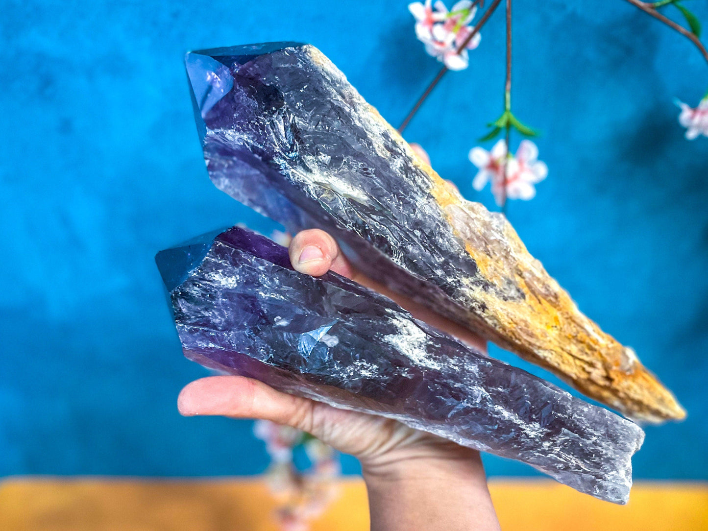HUGE AMETHYST Spear